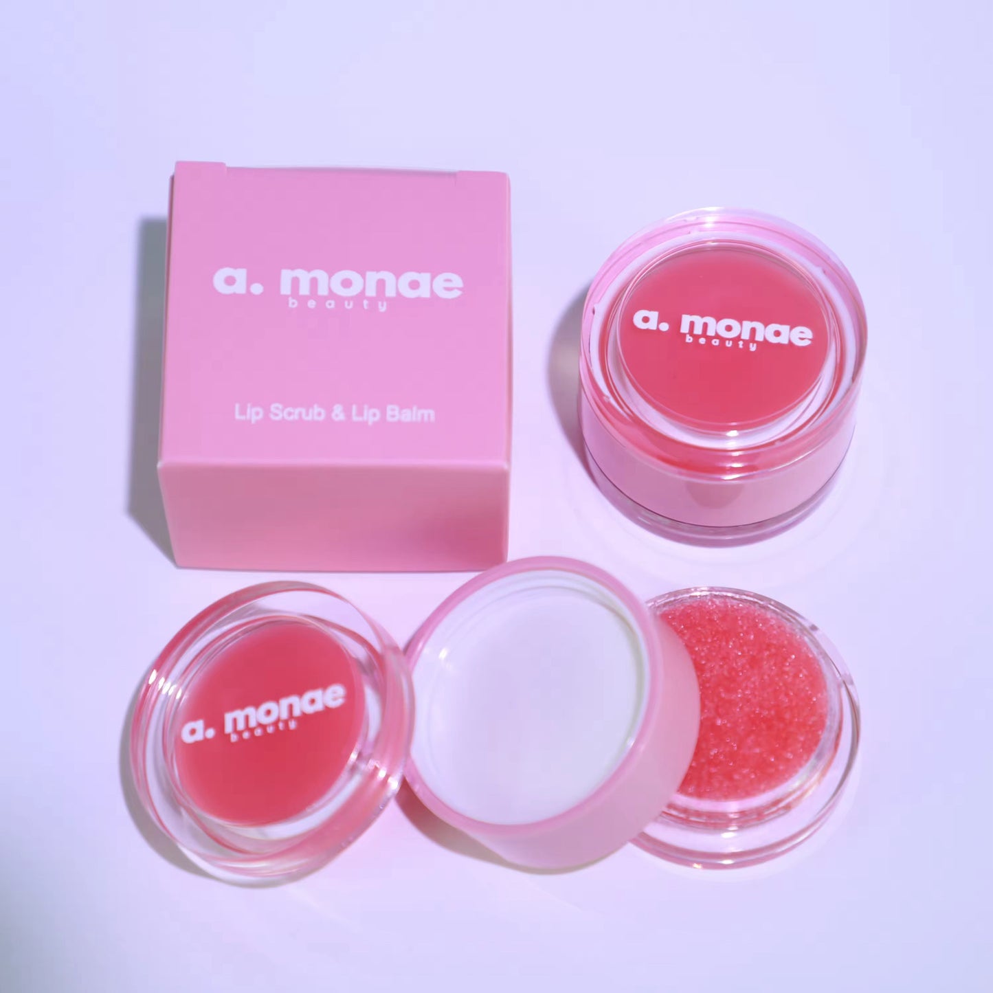 the DUO - A MONAE "SCRUB&BALM" lip care
